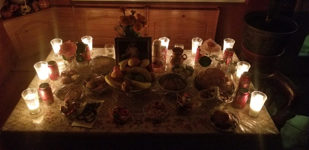 Day of the Dead table